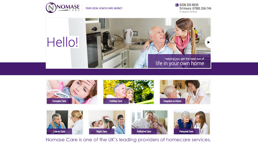 Nomase Home Care Agency – Home Care in London